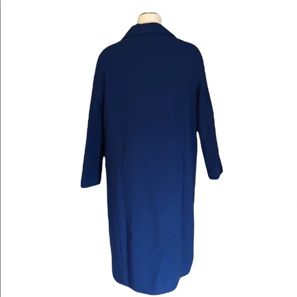 60’s vintage blue wool coat
